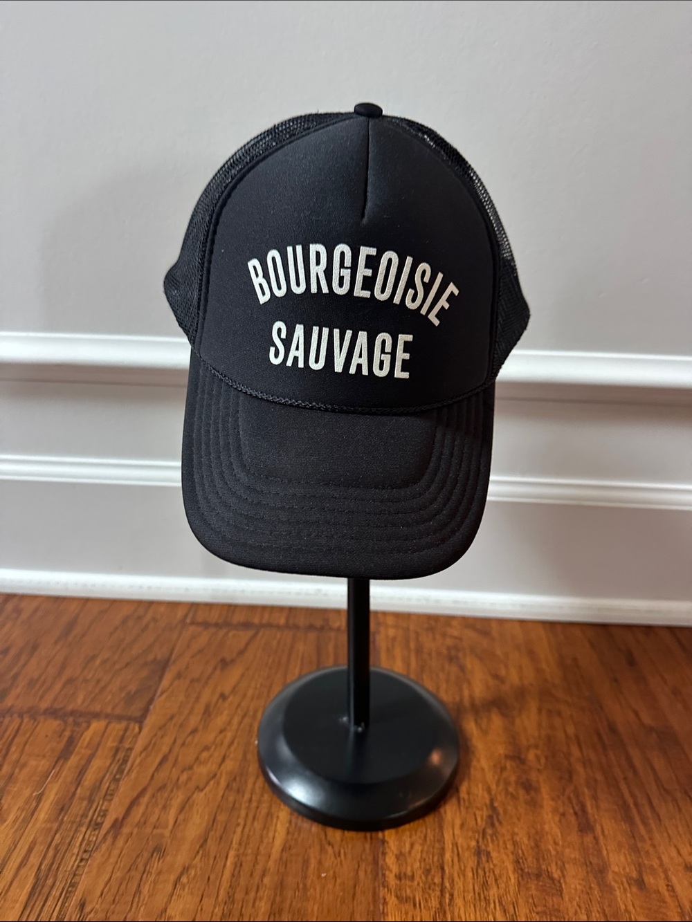Clare V. Trucker hat with snap back